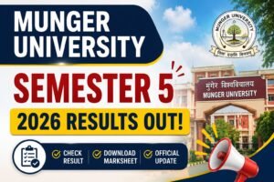 Munger University Semester 5 Result 2026