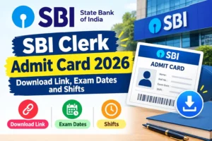 SBI Clerk Admit Card