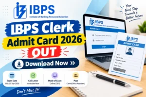 IBPS Clerk Admit Card 2026
