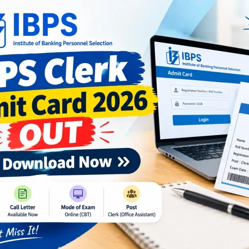 IBPS Clerk Admit Card 2026
