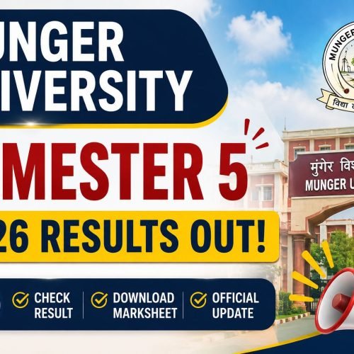 Munger University Semester 5 Result 2026
