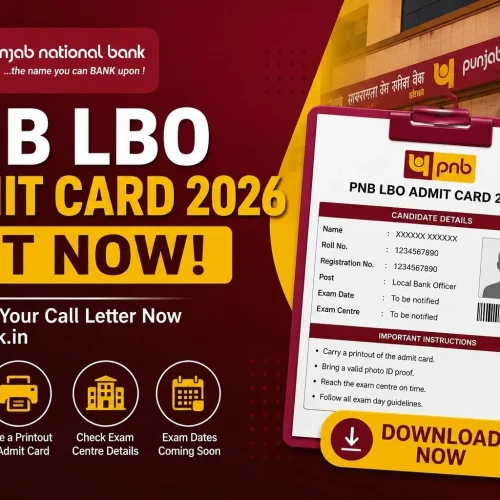 PNB LBO Admit Card 2026