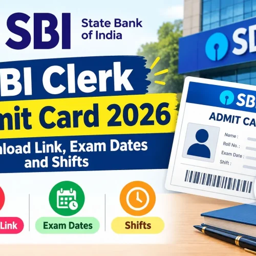 SBI Clerk Admit Card