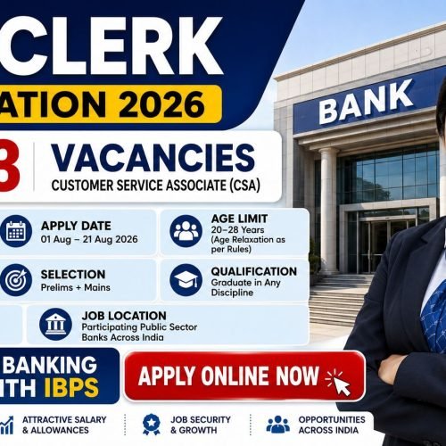 ibps clerk notification 2026
